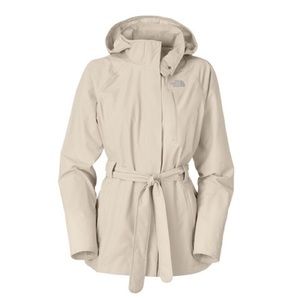 TNF Hyvent raincoat (belt & adjustable hood) sz S